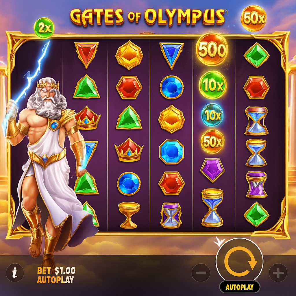22bet - Gates of Olympus Slot Game - Pragmatic Play